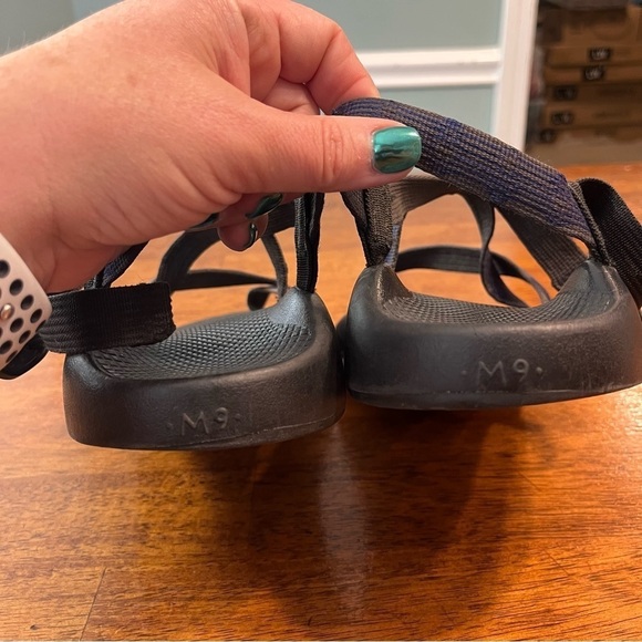 Men’s Chaco sandals black blue size 9 main image 6